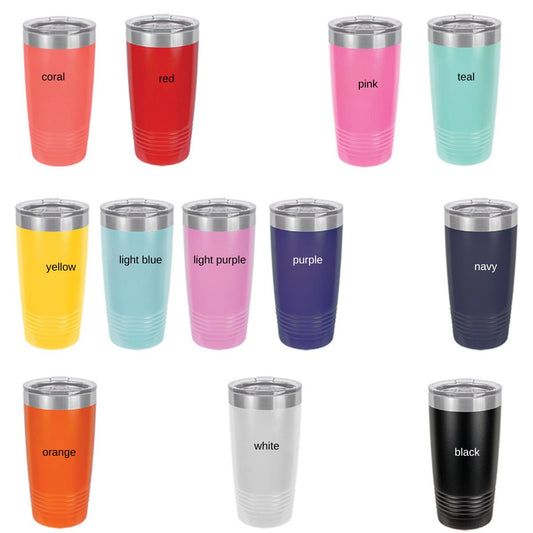 BBQ  20oz Tumbler w/lid Variety Pack (12 Qty)